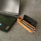 تصویر ست رومیزی اداری چوبی|SN514 