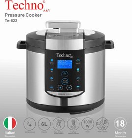 تصویر زودپز تکنو مدل Te-622 ا Techno Te-6227 Rice Cooker Techno Te-6227 Rice Cooker