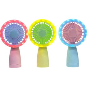 تصویر پنکه دوحالته چراغدار 