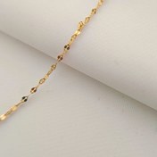 تصویر زنجیر طلا ۴۰ سانتی‌متری مدل پولکی 