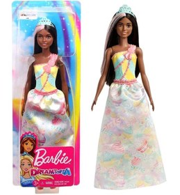 تصویر عروسک مد باربی دریم‌توپیا برند mattel Barbie Dreamtopia Fashion Doll