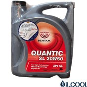 تصویر روغن موتوربه تام کوانتیک20w50چهارلیتریSL 