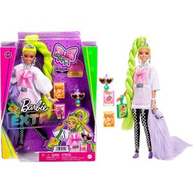 تصویر عروسک باربی مدل Mattel Barbie Extra Neon Hair Doll - زمان ارسال 15 تا 20 روز کاری 