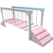 تصویر پل معلق چوبی کودک پل معلق چوبی کودک