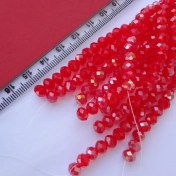 تصویر مهره کریستال 6 قرمز کد 1 