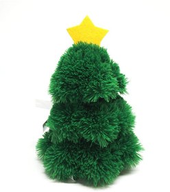 تصویر درخت کریسمس متحرک و آوازخوان عروسکی برند mad toys Festive Animated Singing Christmas Tree Plush Toys