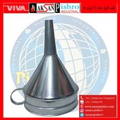 تصویر قیف فلزی روغن 25 سانتی متری 