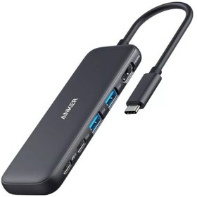 تصویر هاب USB-C انکر مدل A8355 ظرفیت ۵ پورت 