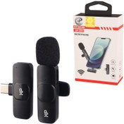 تصویر میکروفن یقه ای بی سیم 2کاره XP-Z8 ایکس پی-پروداکت XP-Z8 Type C + Lightning Convertor Wireless Microphone XP-Product