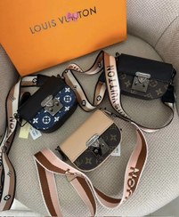 تصویر کیف زنانه مینی لویی ویتون طرح دار 