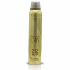 تصویر اسپری خوشبو کننده بدن زنانه VIP Women 212 حجم 200میل سلکشن سیتی Selection City Body Spray VIP 212 Women 200ml