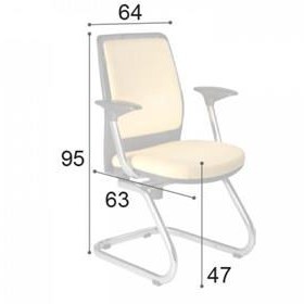 تصویر صندلی کنفرانسی راحتیران مدل CF650 