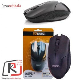 تصویر ماوس بی‌سیم SADATA مدل SM-55W Sadata SM-55W wireless Mouse