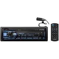 تصویر گیرنده ماشین بلوتوث پیشرفته رسانه دیجیتال ALPINE UTE-73BT با ریموت/AUX/USB+Remote ALPINE UTE-73BT Digital Media Advanced Bluetooth Car Receiver w/AUX/USB+Remote