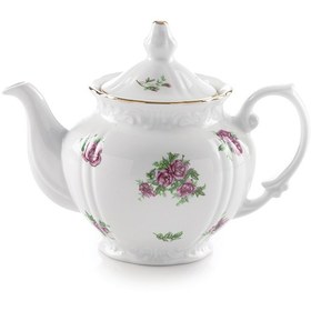 تصویر قوری چای چهار ترک چینی زرین بیدگل مینیاتوری (سایز 5) Zarin Iran 4-Tark Bidgol-Miniator 2 Piece FDC Tea-Pot 5