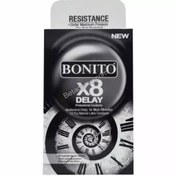 تصویر کاندوم تاخیری 8 برابر بونیتو ، بسته 6 عددیBonito X8 Delay Condom 