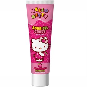 تصویر ژله توت فرنگی تیوبی هلو کیتی_35گرم-بسته 24 عددی hello kitty strawberry gel candy