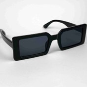 تصویر عینک مکعبی زنانه مشکی 