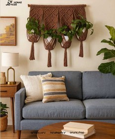 تصویر آویز گلدان مدل آذر 