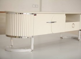 تصویر میز تی وی طرح صدف Shell design TV table
