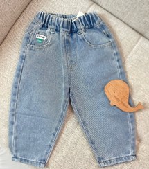 تصویر شلوار جین مام استایل وارداتی بچگانه 