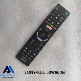 تصویر کنترل اصلی تلویزیون سونی 50W660G 
