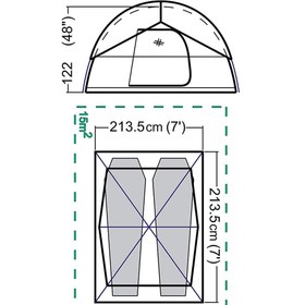 تصویر چادر 2 نفره Coleman اورجینال مدل Sundome 2 ا Coleman Tent Sundome 2 Coleman Tent Sundome 2