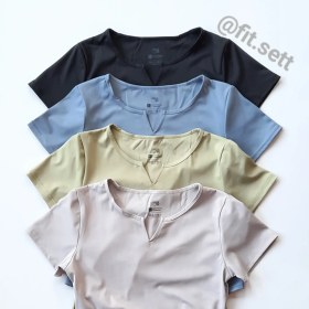 تصویر تیشرت یقه کوبایی 