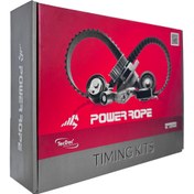 تصویر خرید کیت تسمه تایم 107 دندانه پراید، کوییک، تیبا و ساینا پاور روپ قرمز | گارانتی و اصل 