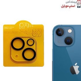 تصویر گلس لنز دوربین گوشی آیفون IPHONE 13 از نوع شیشه ای فول ماژول 