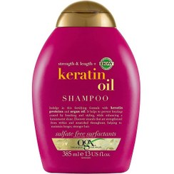 تصویر شامپو روغن کراتین او جی ایکس OGX ا OGX Keratin Oil Sulfate Free Surfactants Shampoo OGX Keratin Oil Sulfate Free Surfactants Shampoo