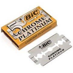 تصویر تیغ دبل ایج بیک 1+3 عدد Bic Chrome Platinum 3+1 pcs