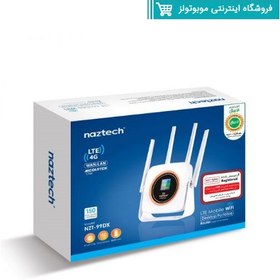 تصویر مودم روتر همراه 4G LTE بی سیم N150 نزتک مدل 99DX ا Naztech NZT-99DX Portable 4G Modem Naztech NZT-99DX Portable 4G Modem