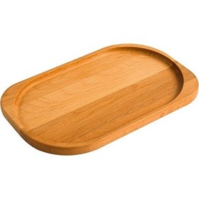 تصویر سینی منحنی - بزرگ (2×23×36) / چوب راش (روشن) wooden tray