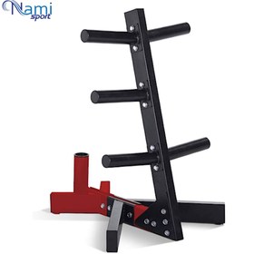 تصویر رک صفحه و هالتر Rack plate and barbell NS6011 