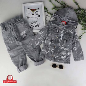 تصویر ست کتان پسرانه 