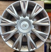 تصویر رینگ فابریک سایز ۱۸ نقره‌ای هیوندایی جنسیس Original wheel size 18" silver Hyundai