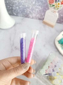 تصویر اکلیل رنگی دانه ریز 