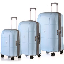 تصویر چمدان اکولاک مدل اطلس پرو ست سه تایی مشکی 