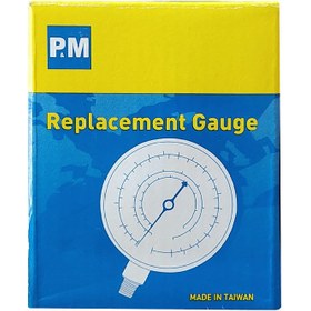 تصویر ساعت گیج فشار بالا پی اند ام مدل )RG2440H P&M RG2440H guage (Red