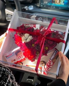 تصویر باکس ولنتاین شیشه ای 