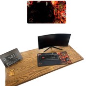 تصویر پد موس مخصوص بازی سایز بزرگ مارک الماس gaming mouse pad model Almas