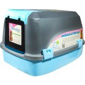 تصویر ظرف خاک گربه مسقف دنیل مدل x85سایز بزرگ 