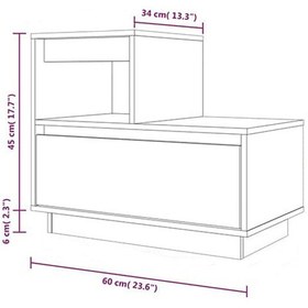 تصویر میز پاتختی مدل IKE646 