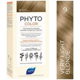 تصویر فیتو رنگ مو بدون آمونیاک گياهی شماره 9 بلوند خیلی روشن 