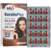 تصویر کراتین پلاس یوروویتال (40 عددی) Keratin Plus 40 Capsules