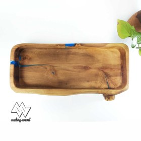 تصویر سینی چوبی دفرمه کد d149 