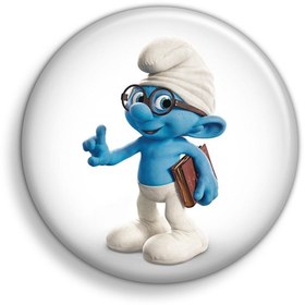 تصویر پیکسل ابیگل طرح اسمورف‌ ها مدل Smurfs کد 007 