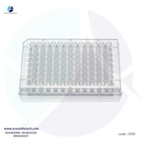 تصویر پلیت کشت سلول استریل 96 خانه با کف تخت محصول لب سلکت 96-well Cell Culture Plates