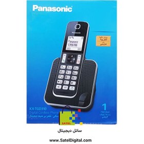 تصویر تلفن بی‌سیم پاناسونیک مدل KX-TGD310 ا Panasonic KX-TGD310 Wireless Phone Panasonic KX-TGD310 Wireless Phone